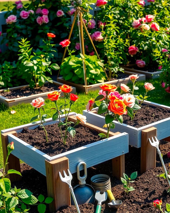 Raised Rose Beds for Accessibility - 25 Rose Garden Ideas