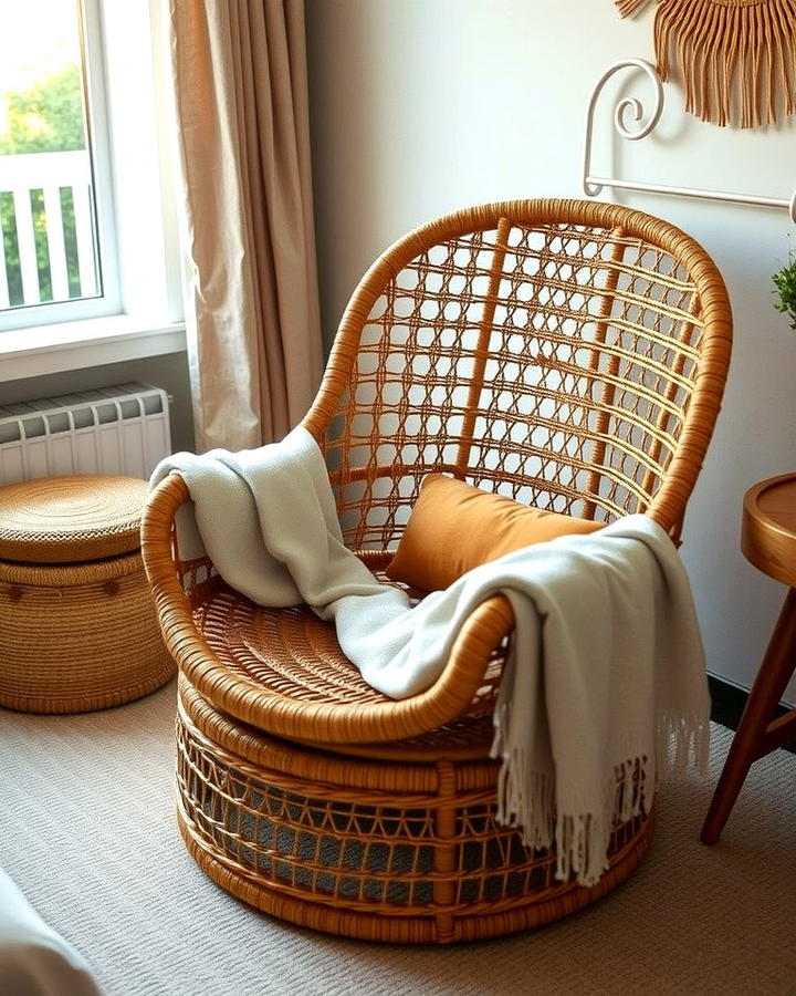 Rattan Accent Chairs for Cozy Corners - 25 rattan bedroom furniture ideas