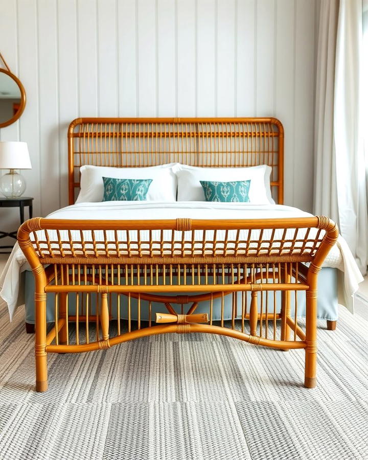 Rattan Benches for Versatile Seating 2 - 25 rattan bedroom furniture ideas