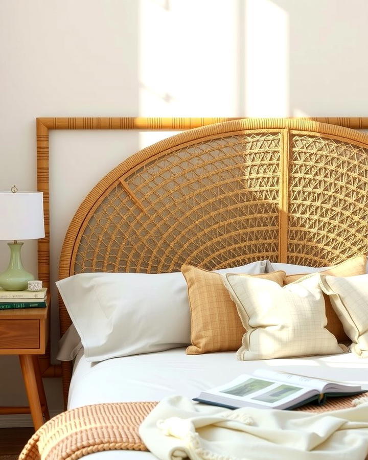 Rattan Headboards for Subtle Sophistication - 25 rattan bedroom furniture ideas