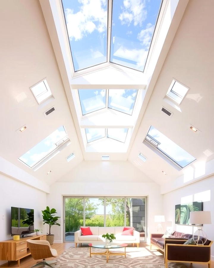 Recessed Skylights - 25 Reverse Tray Ceiling Ideas