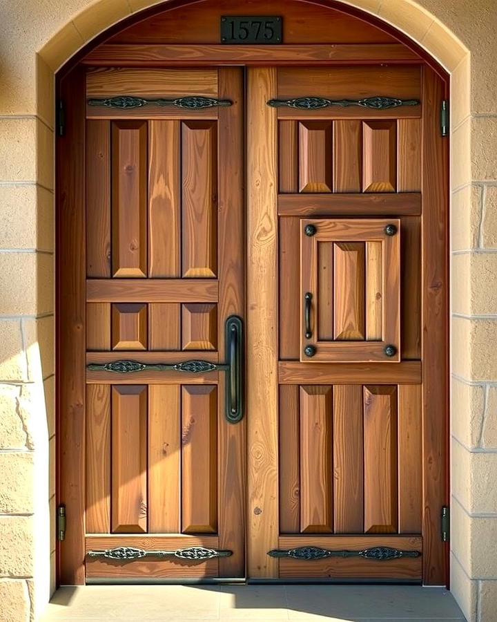 Reclaimed Wood Designs - 25 spanish style front door ideas