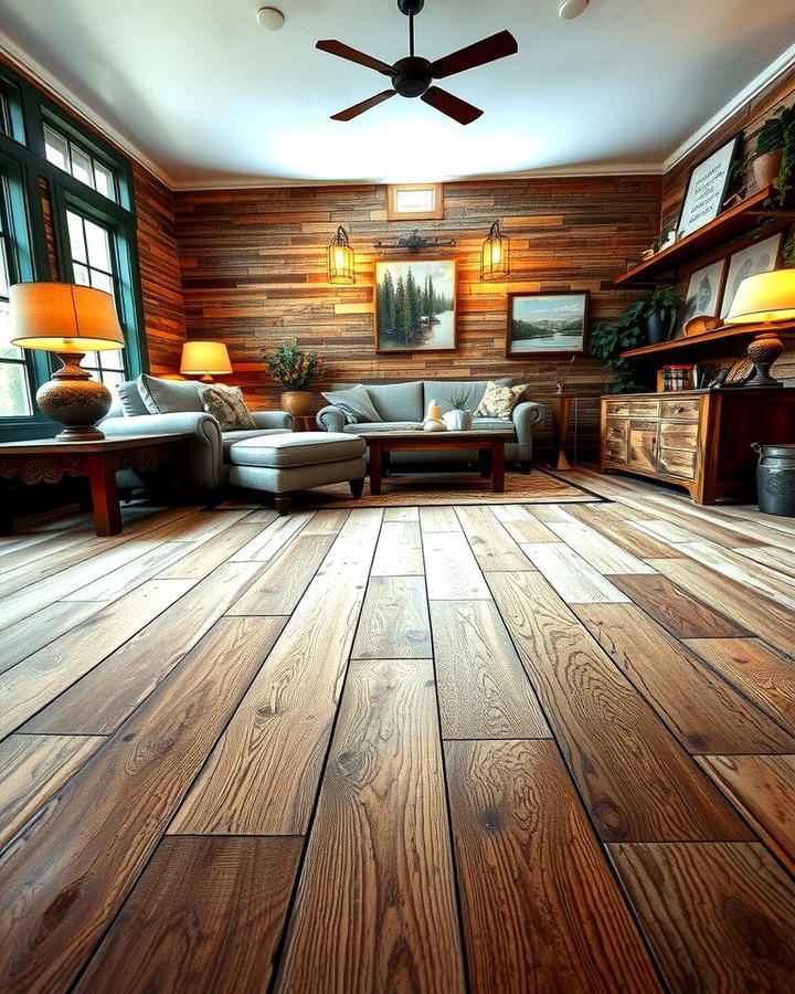 Reclaimed Wood Flooring 2 - 25 Wood Floor Design Ideas