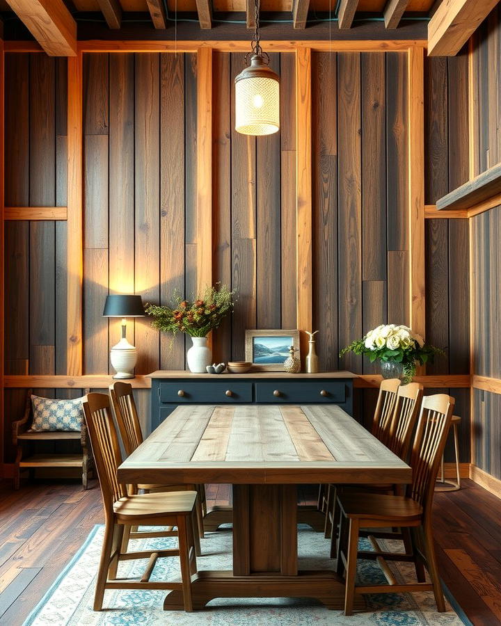 Reclaimed Wood Paneling - 25 Wall Paneling Ideas