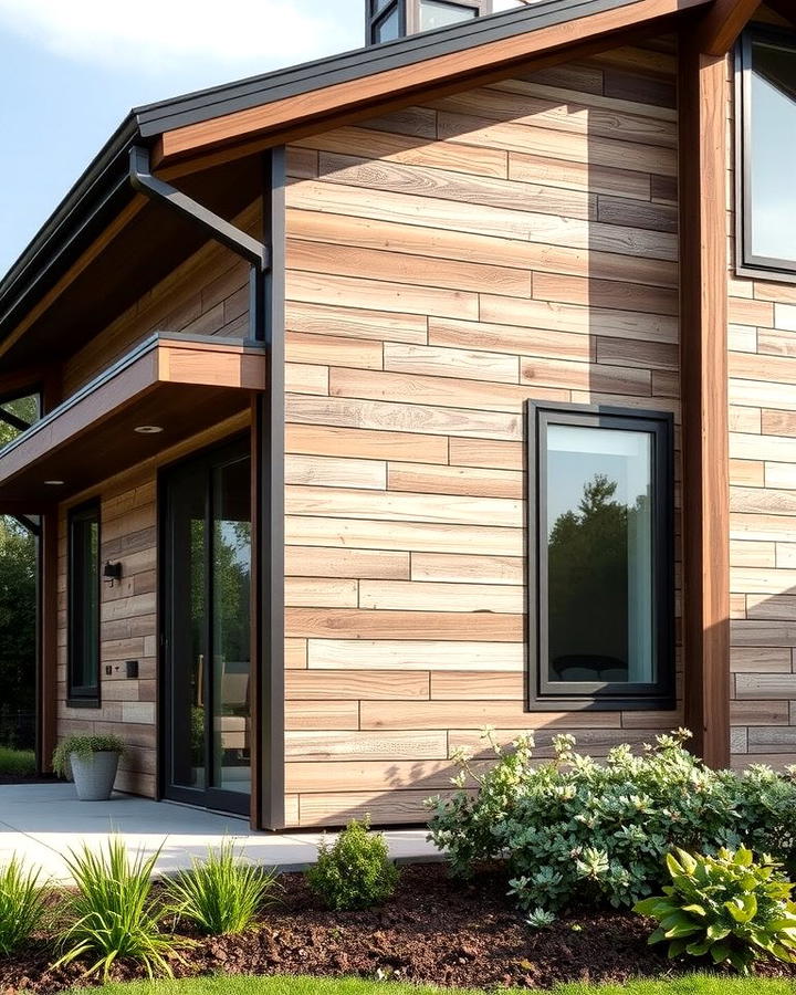 Reclaimed Wood Siding - 25 Modern Siding Ideas for a Contemporary Home