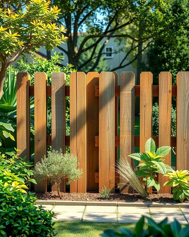 Recycled Pallet Fence - 25 Small Garden Fence Ideas