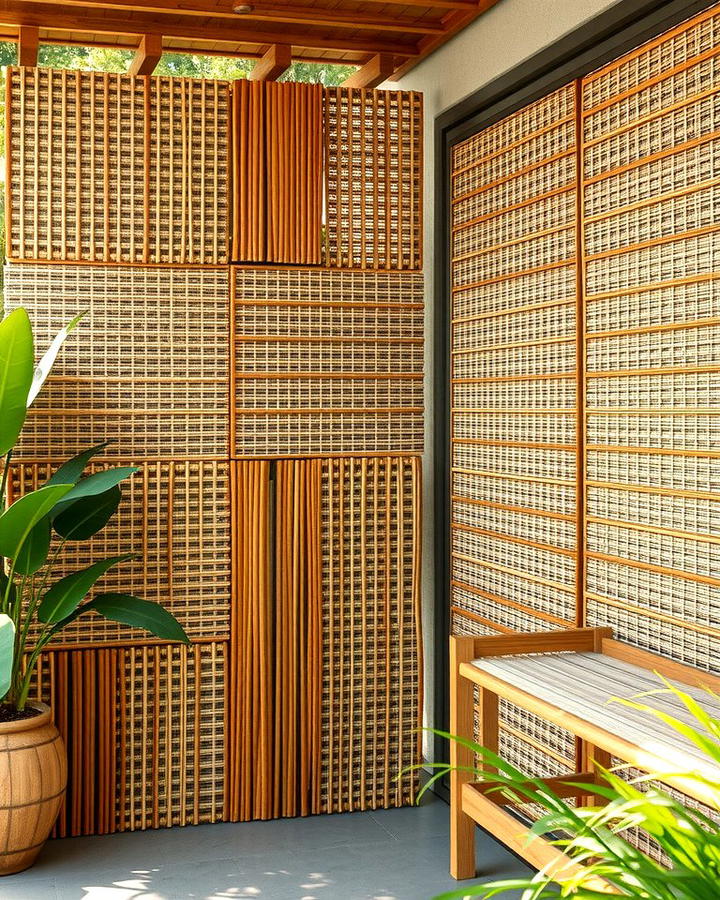 Reed Screens - 25 Outdoor Privacy Screen Ideas