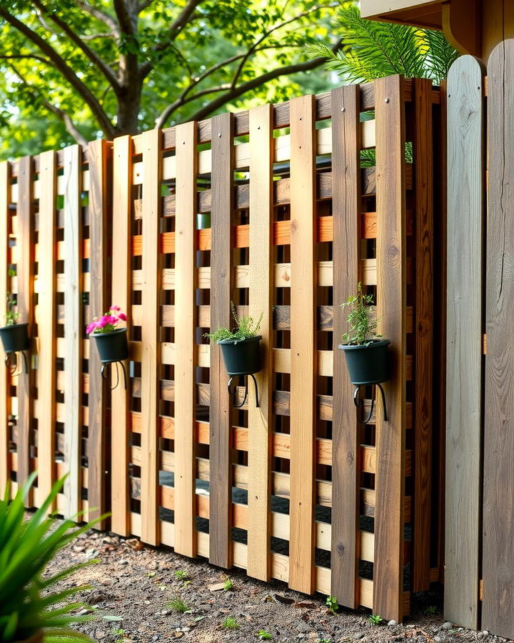 Repurposed Wooden Pallets - 30 Ideas Cheap Ways to Block Neighbors View