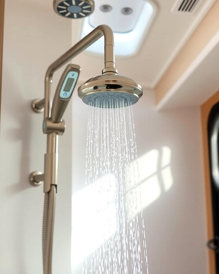 Retractable Shower Heads - 25 Small Rv Bathroom Ideas