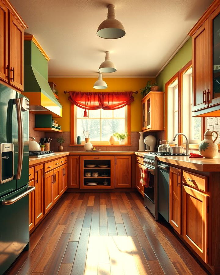 Retro Color Palette - 30 70s Kitchen Ideas