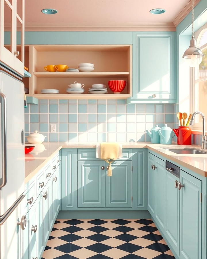 Retro Inspired Cabinet Handles - 25 Retro Kitchen Ideas