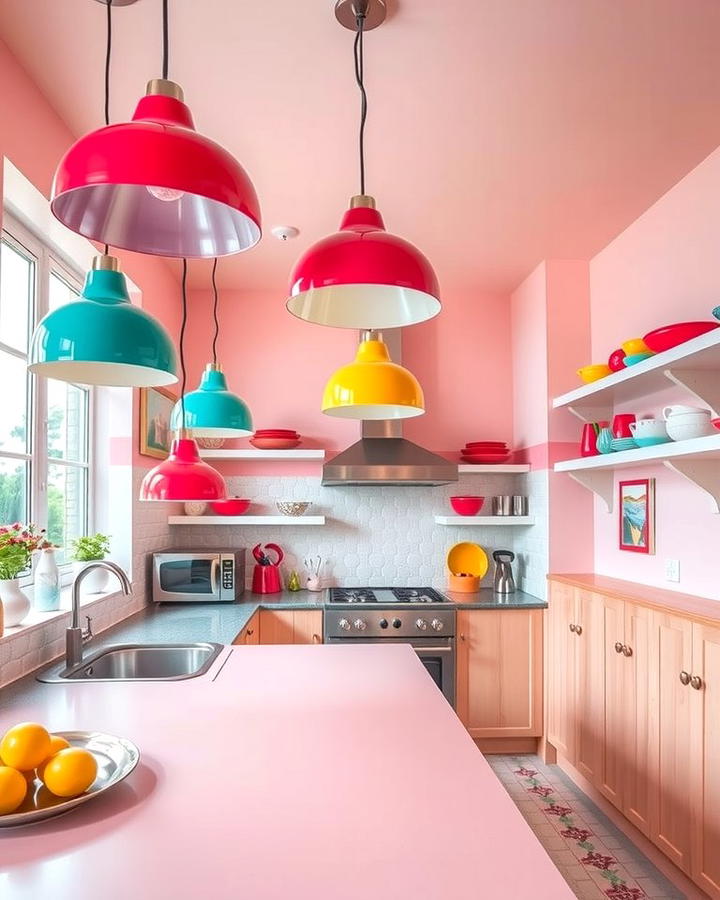 Retro Inspired Lighting - 25 Retro Kitchen Ideas