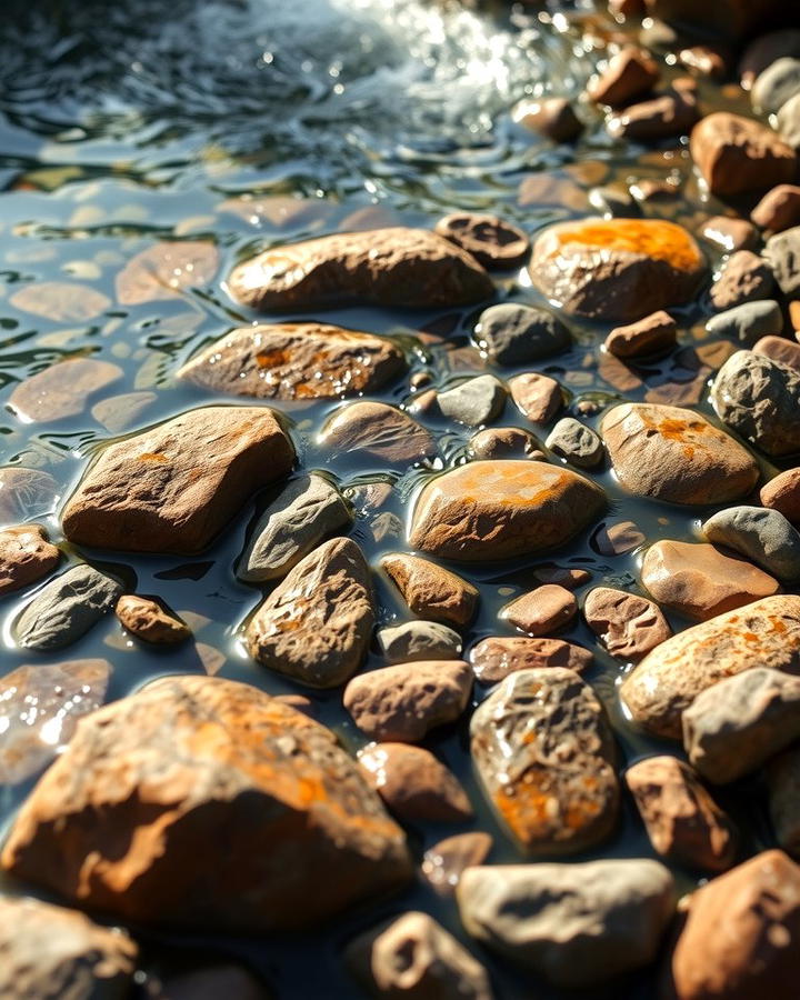 River Rock Edging for Water Features - 25 River Rock Edging Ideas