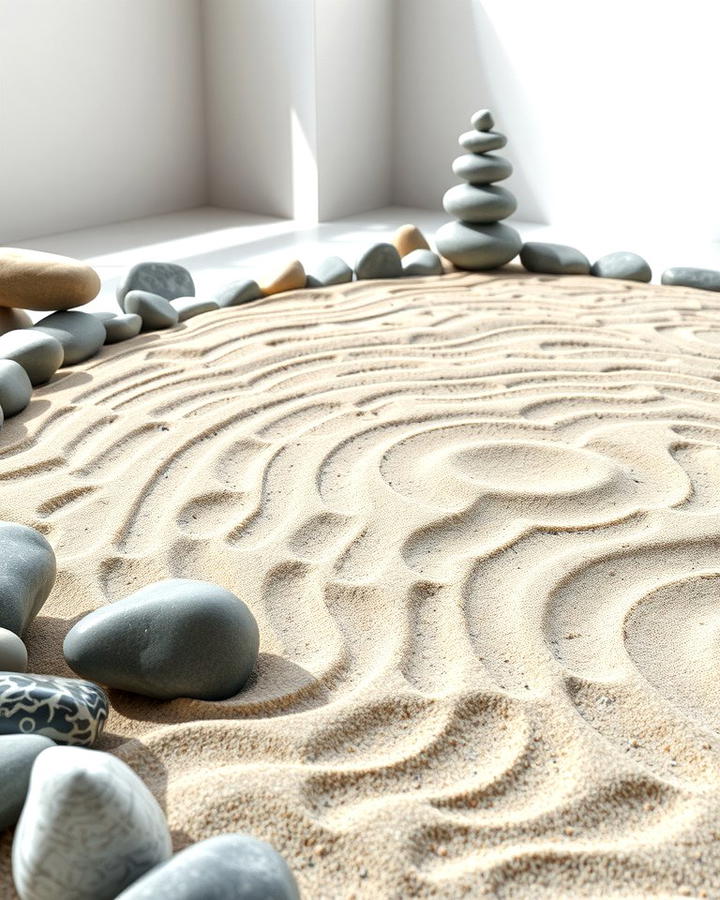 River Rock Edging for Zen Gardens - 25 River Rock Edging Ideas