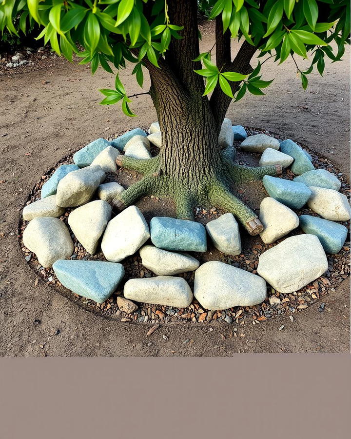 Rock Borders for Trees - 25 Rock Landscaping Ideas