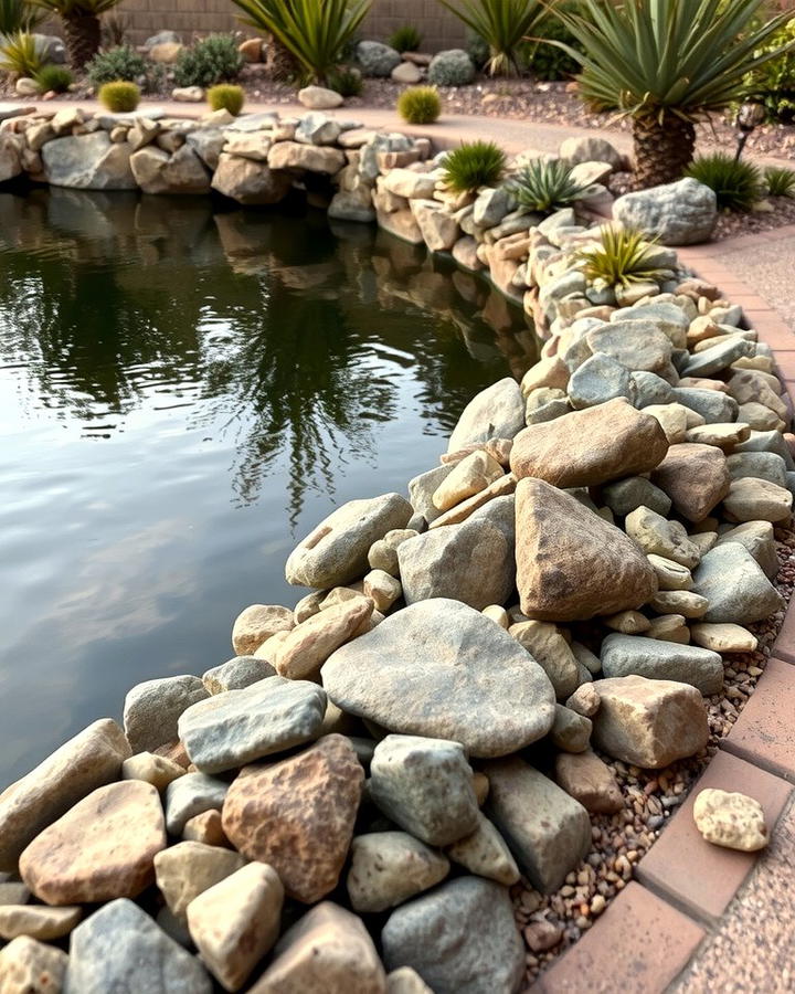 Rock Garden Edging - 25 Pond Edging Ideas