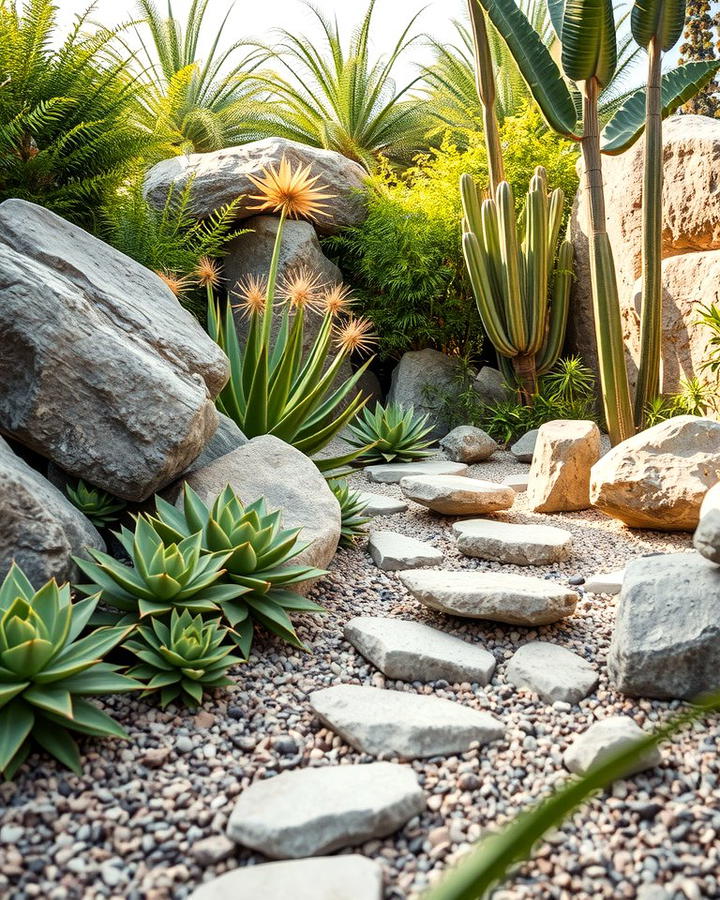 Rock Garden Oasis - 25 Rock Landscaping Ideas