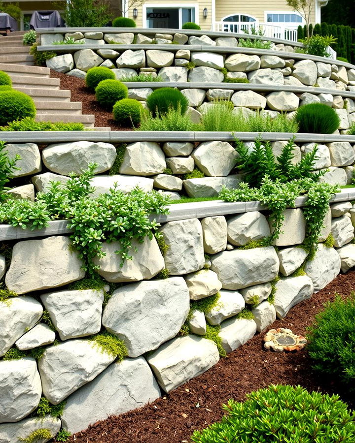 Rock Retaining Walls - 25 Rock Landscaping Ideas