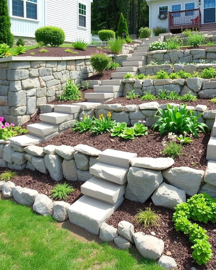 Rock Terraces - 25 Rock Landscaping Ideas