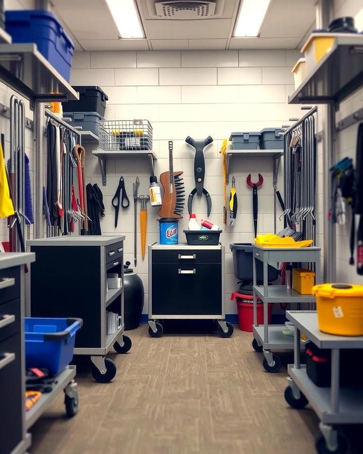 Rolling Storage Carts - 30 Tack Room Ideas