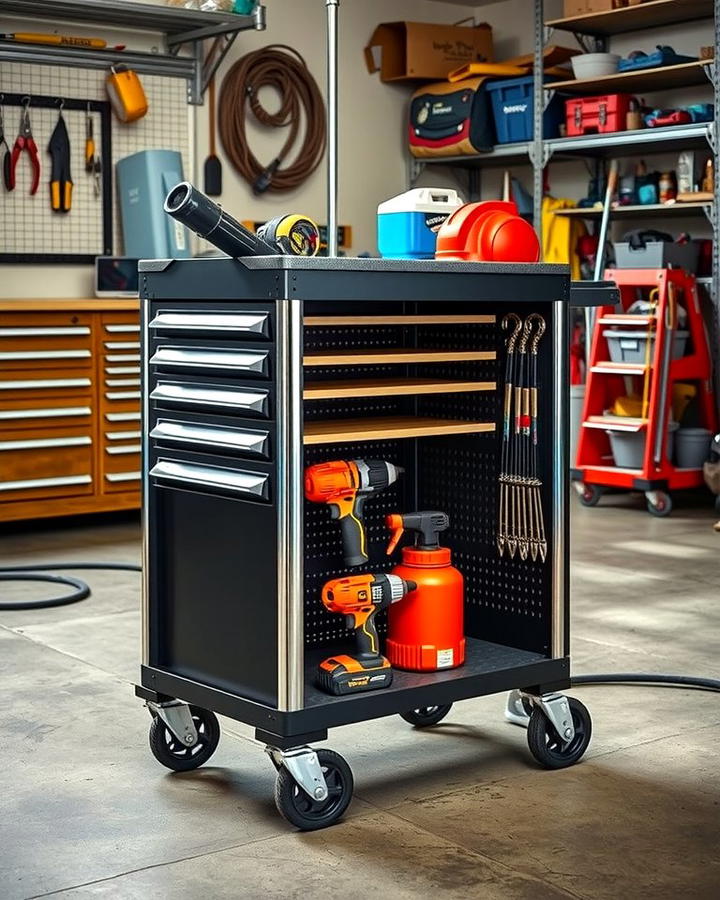 Rolling Tool Carts - 25 Power Tool Storage Ideas