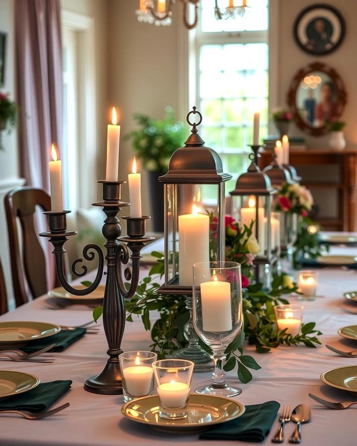 Romantic Candlelit Centerpieces - 25 Vintage Wedding Ideas