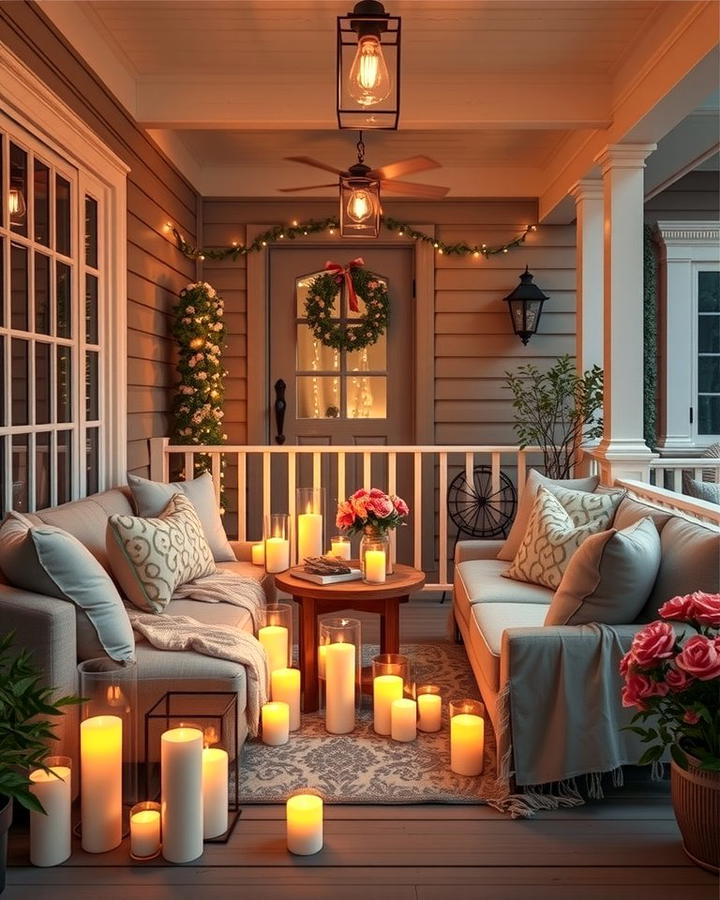 Romantic Candlelit Escape - 25 Side Porch Ideas