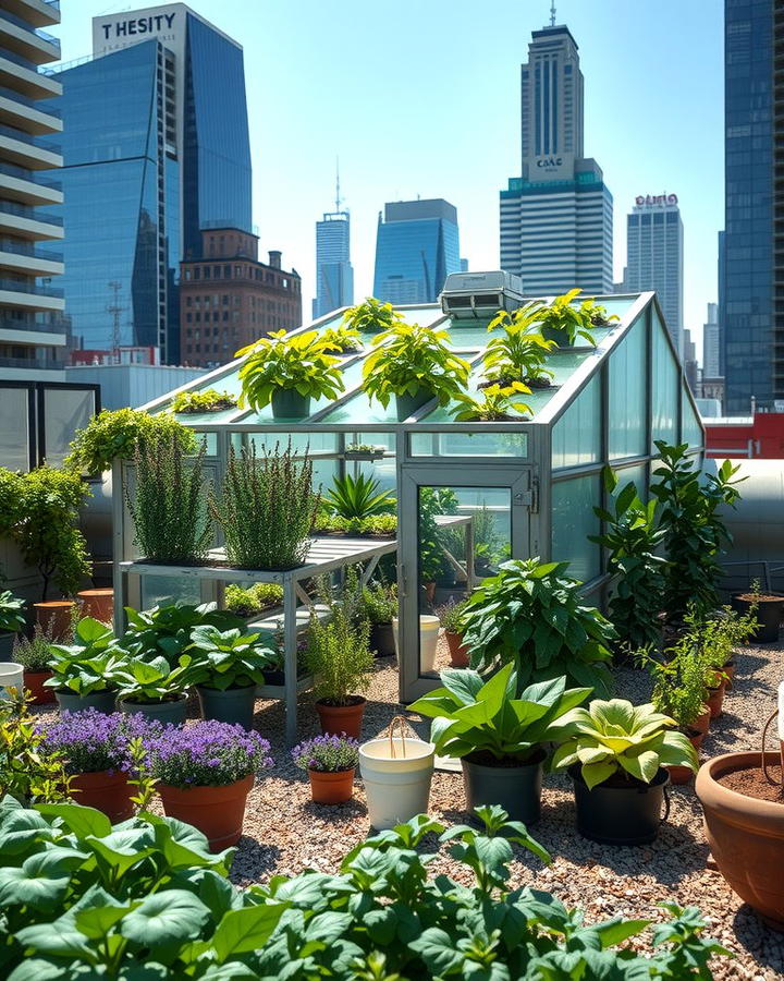 Rooftop Greenhouse for Year Round Gardening - 25 Rooftop Greenhouse Ideas