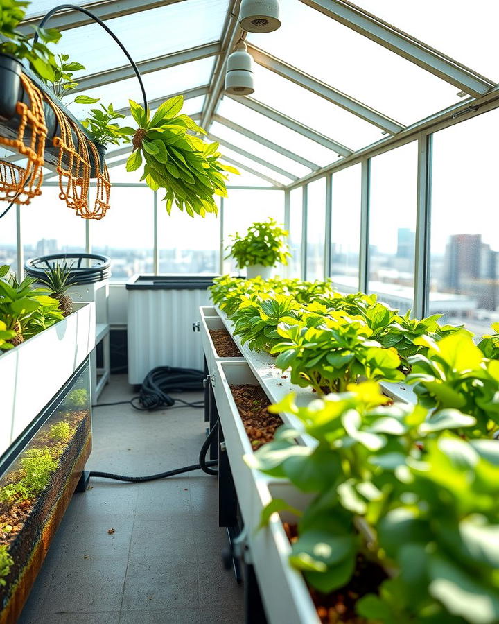 Rooftop Greenhouse with Aquaponics 2 - 25 Rooftop Greenhouse Ideas