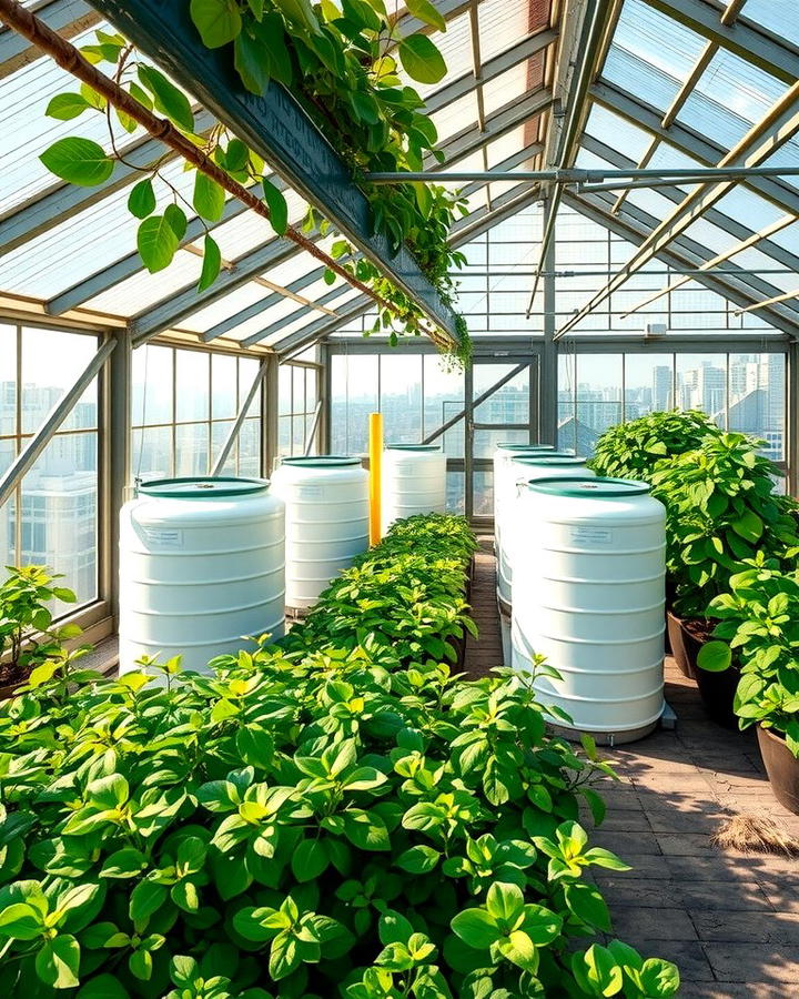 Rooftop Greenhouse with Rainwater Harvesting 2 - 25 Rooftop Greenhouse Ideas