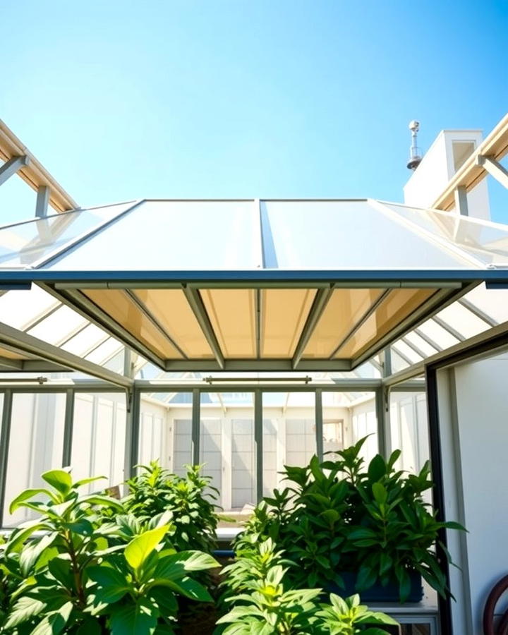 Rooftop Greenhouse with Retractable Roof - 25 Rooftop Greenhouse Ideas