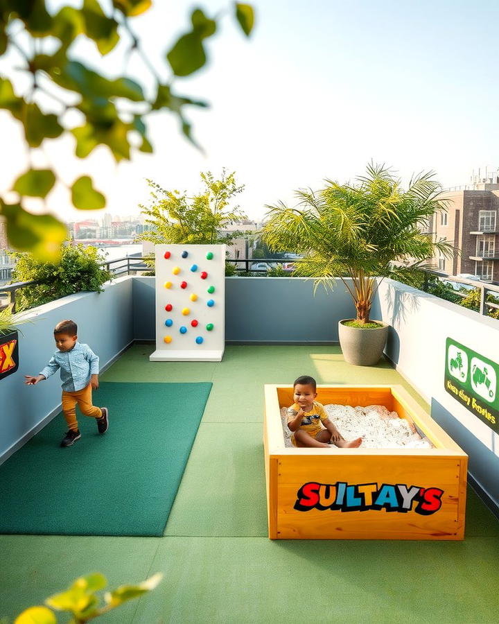 Rooftop Play Area for Kids - 25 Rooftop Garden Ideas