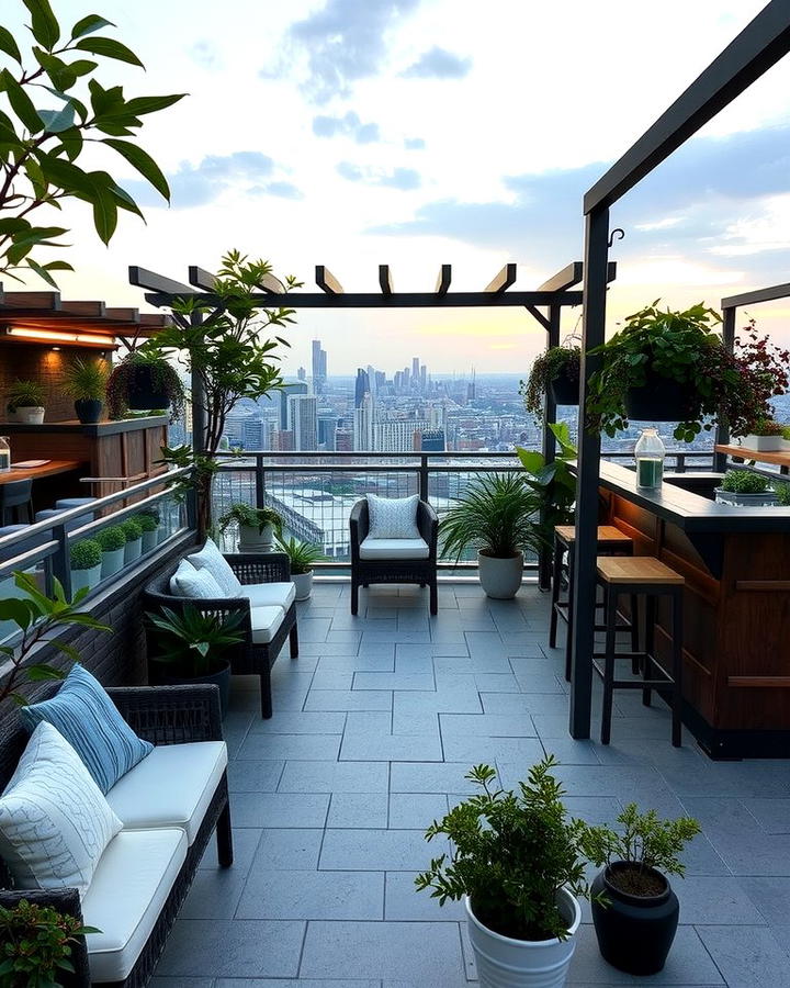 Rooftop Terrace - 25 Penthouse Design Ideas