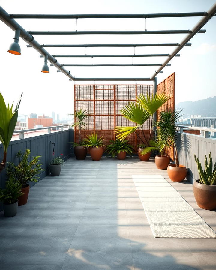 Rooftop Yoga and Meditation Space - 25 Rooftop Garden Ideas