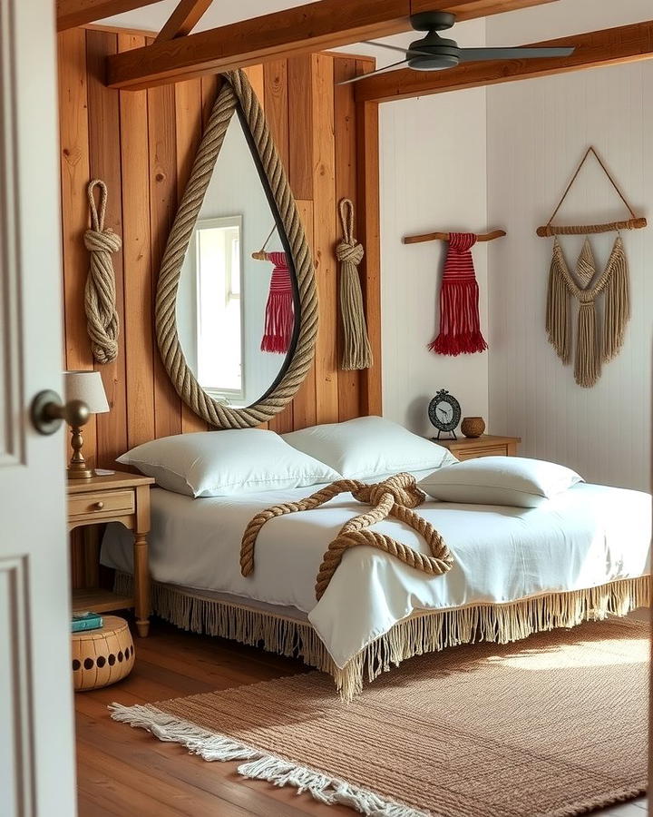 Rope and Knot Decorations - 25 Ocean-themed Bedroom Ideas