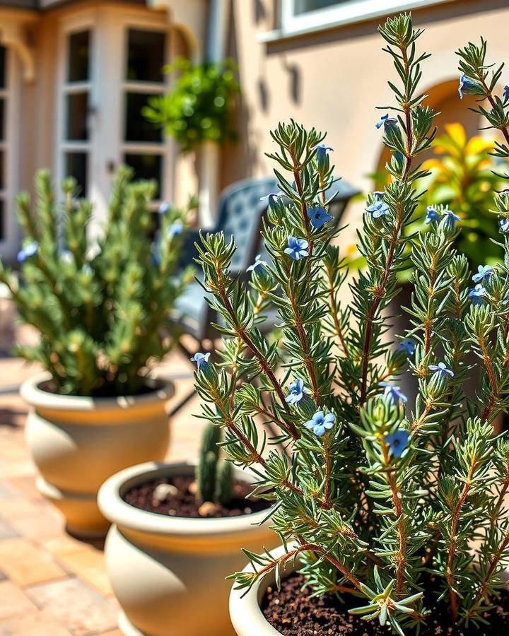 Rosemary for Culinary and Ornamental Charm - 25 Patio Plants