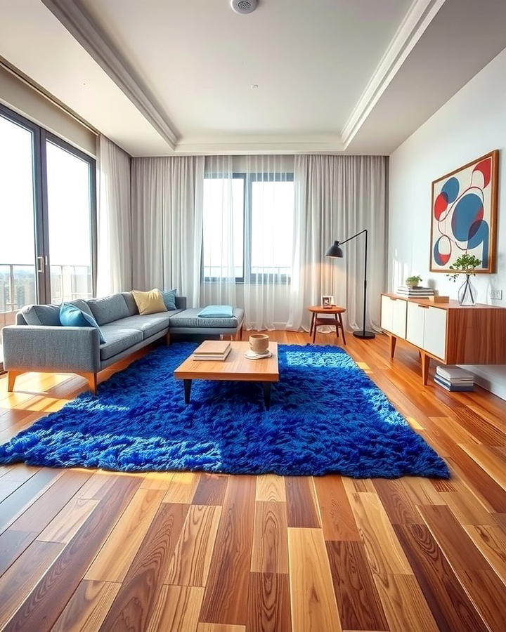 Royal Blue Area Rug - 25 Royal Blue Bedroom Ideas