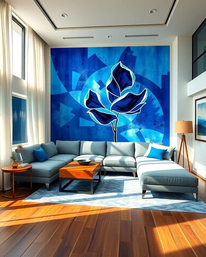 Royal Blue Wall Art Collage - 25 Royal Blue Bedroom Ideas