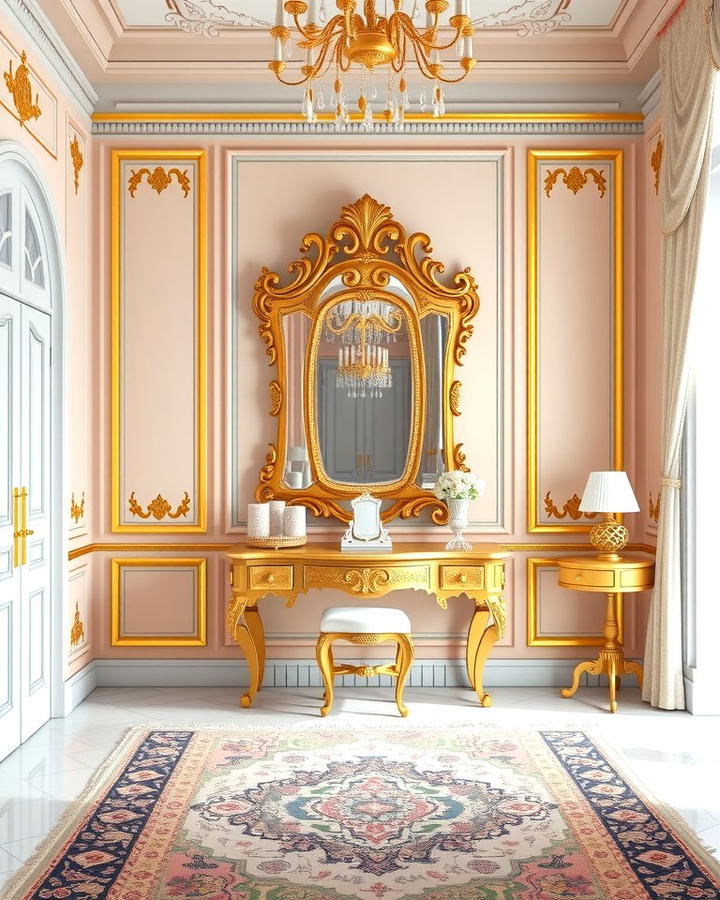 Royal Dressing Table - 25 Princess Room Ideas