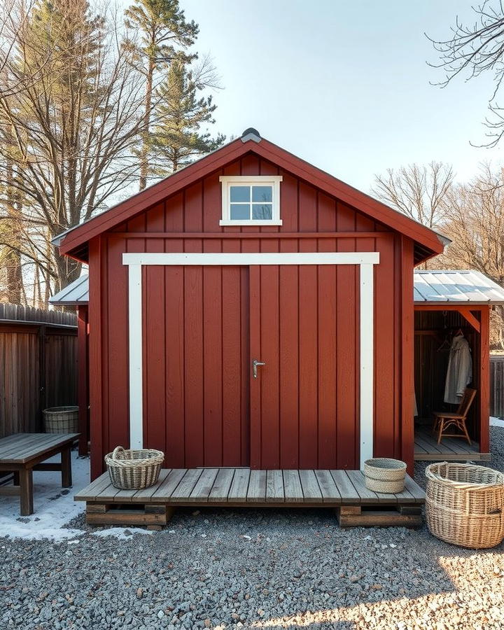 Rustic Barn Red - 25 Shed Color Ideas