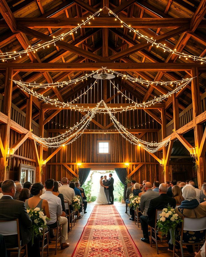 Rustic Barn Venue - 30 Wedding Ceremony Ideas