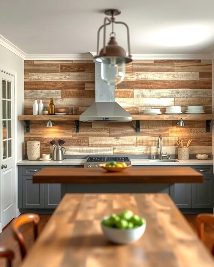 Rustic Barnwood Accent Wall 2 - 25 Wood Trim Accent Wall Ideas