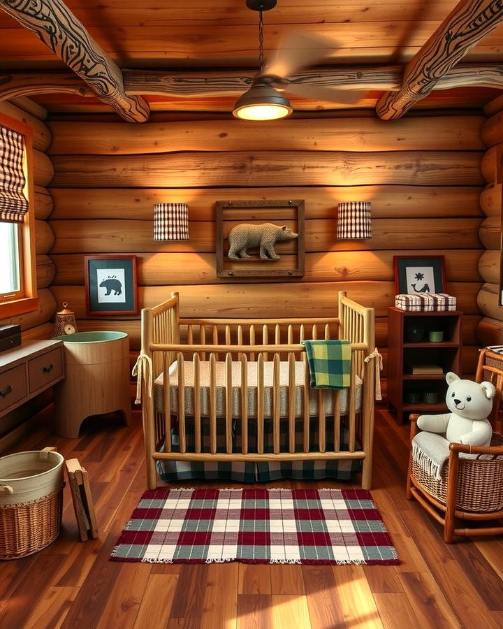 Rustic Cabin Nursery - 25 Whimsical Nursery Ideas