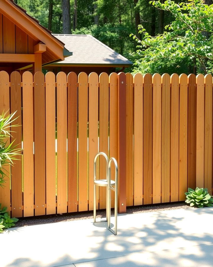 Rustic Cedar Vinyl Fence - 25 Vinyl Fence Colors