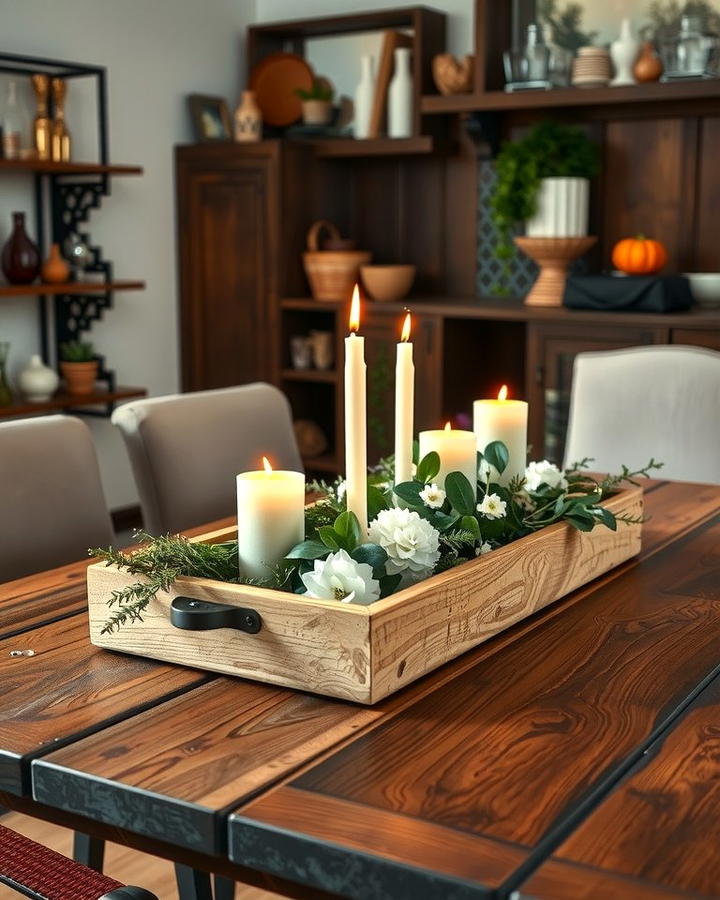 Rustic Centerpieces - 30 Rustic Dining Room Ideas