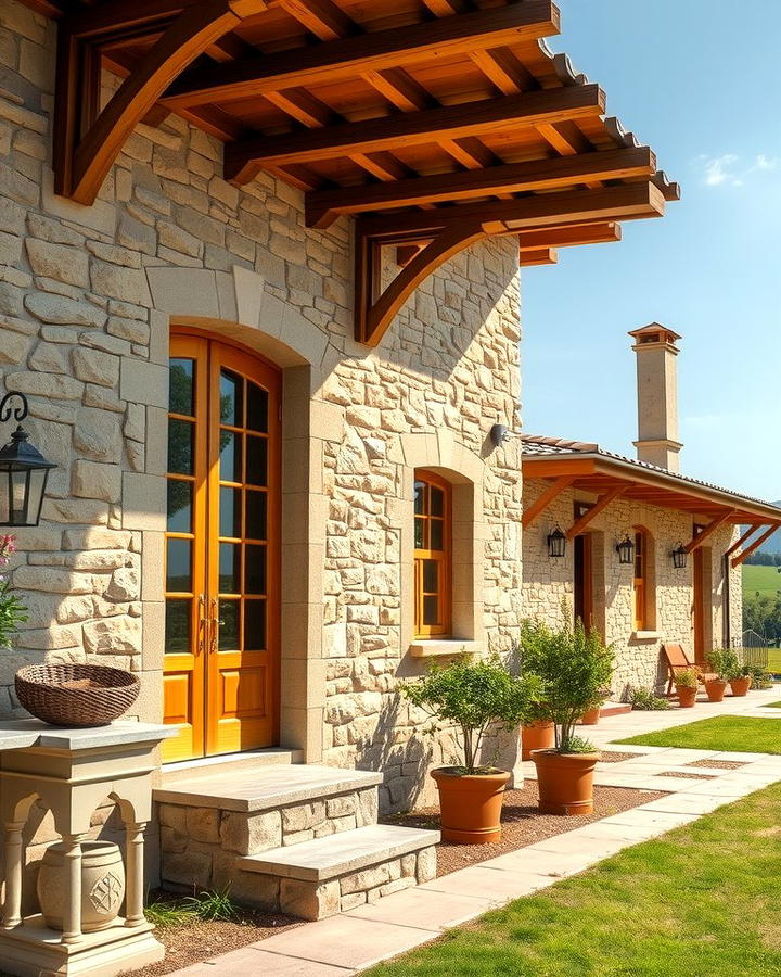 Rustic Charm with Natural Stone Facades - 25 Stone Exterior Home Ideas