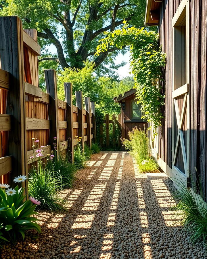 Rustic Farmhouse Walkways - 25 Pea Gravel Walkway Ideas