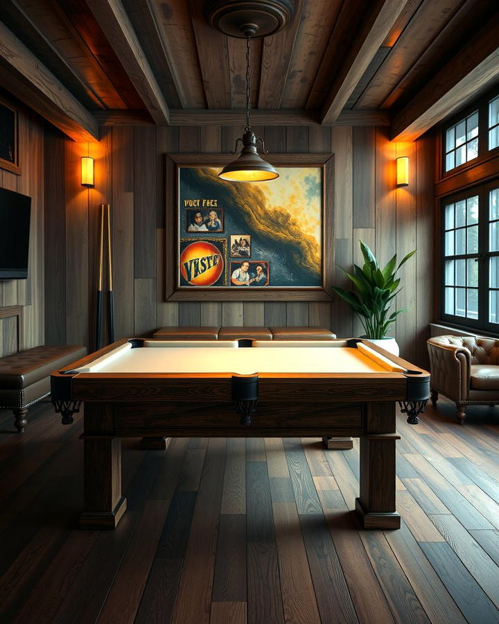 Rustic Pool Table Ambiance - 25 Pool Table Room Ideas