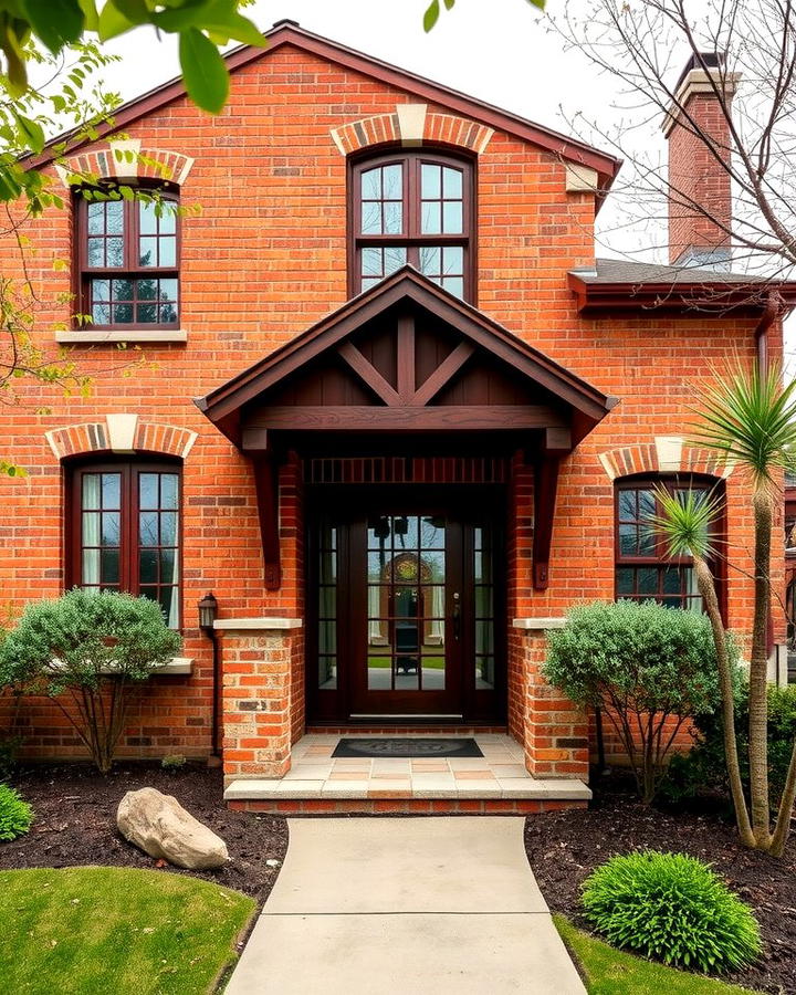 Rustic Red Brick Revival - 25 Painted Brick Houses