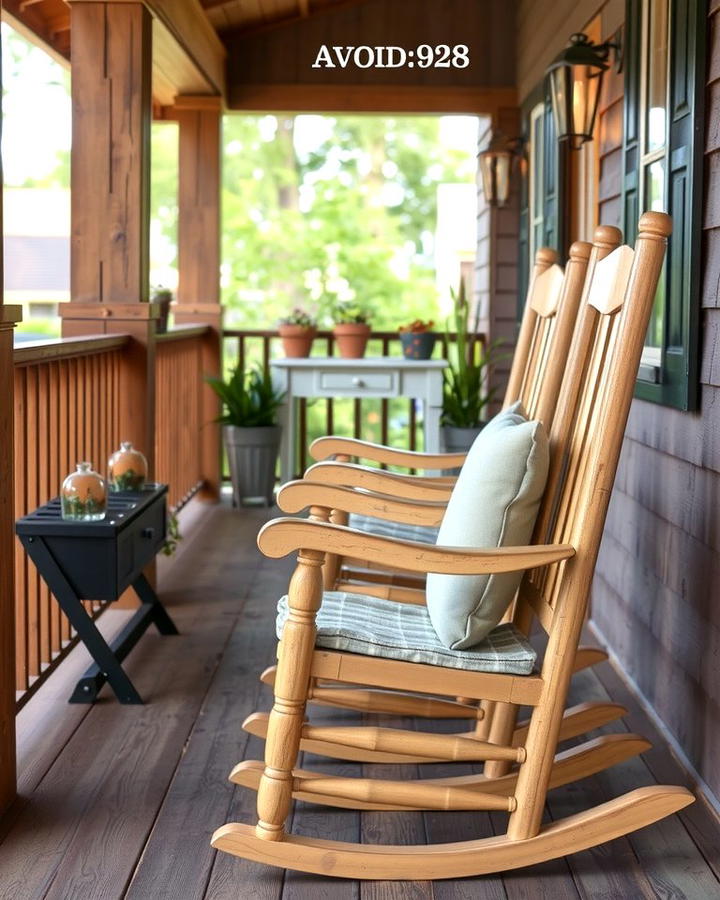 Rustic Rocking Chairs - 25 Rustic Porch Ideas